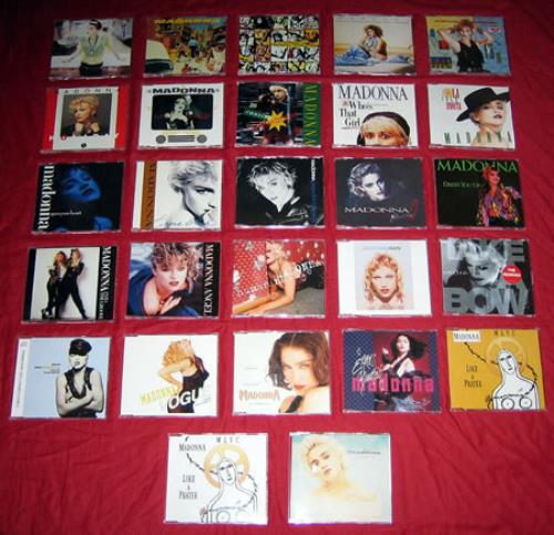 Madonna Set Of 27 CD Singles German CD single (CD5 / 5